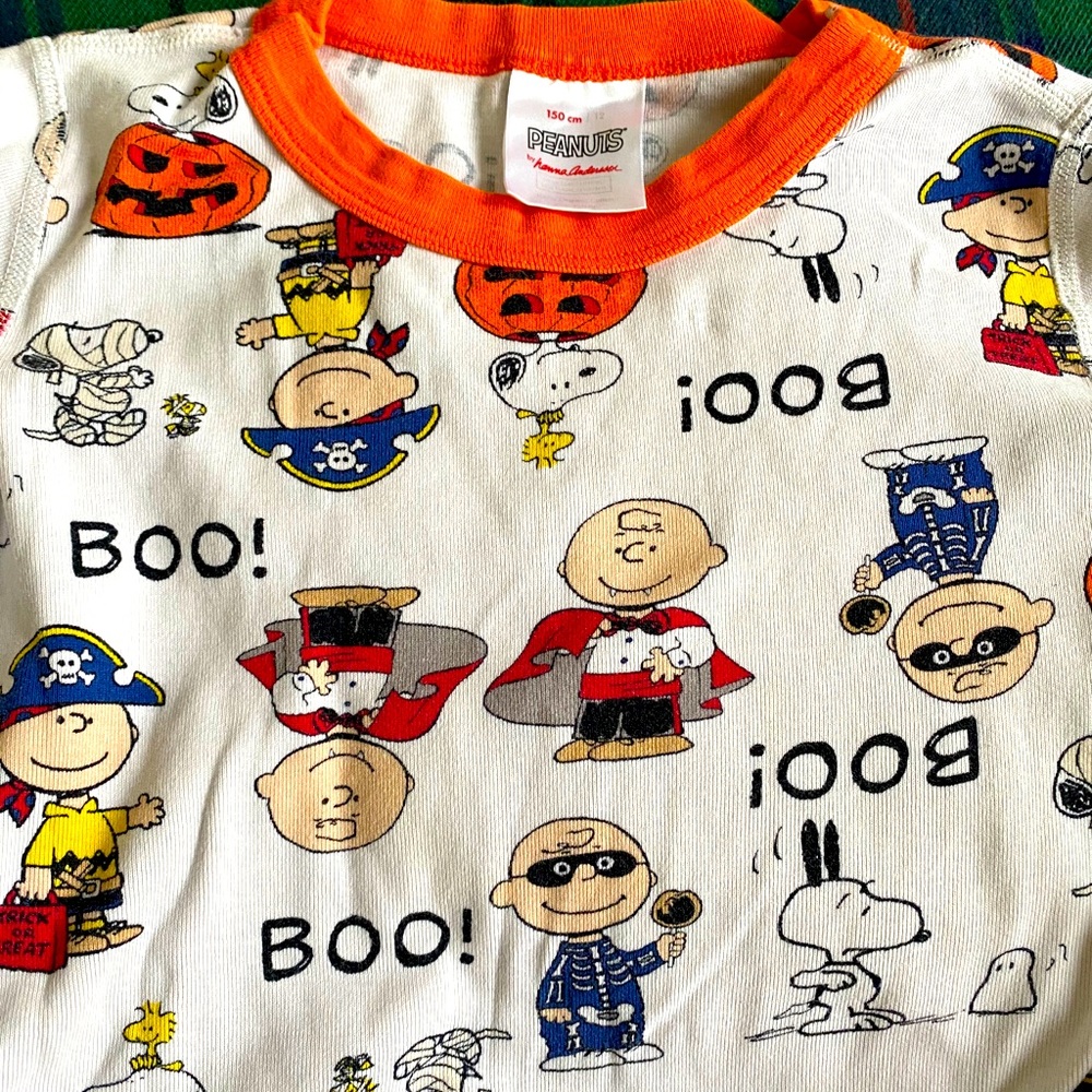 Hannah Andersson Pajamas Sz 12 Peanuts